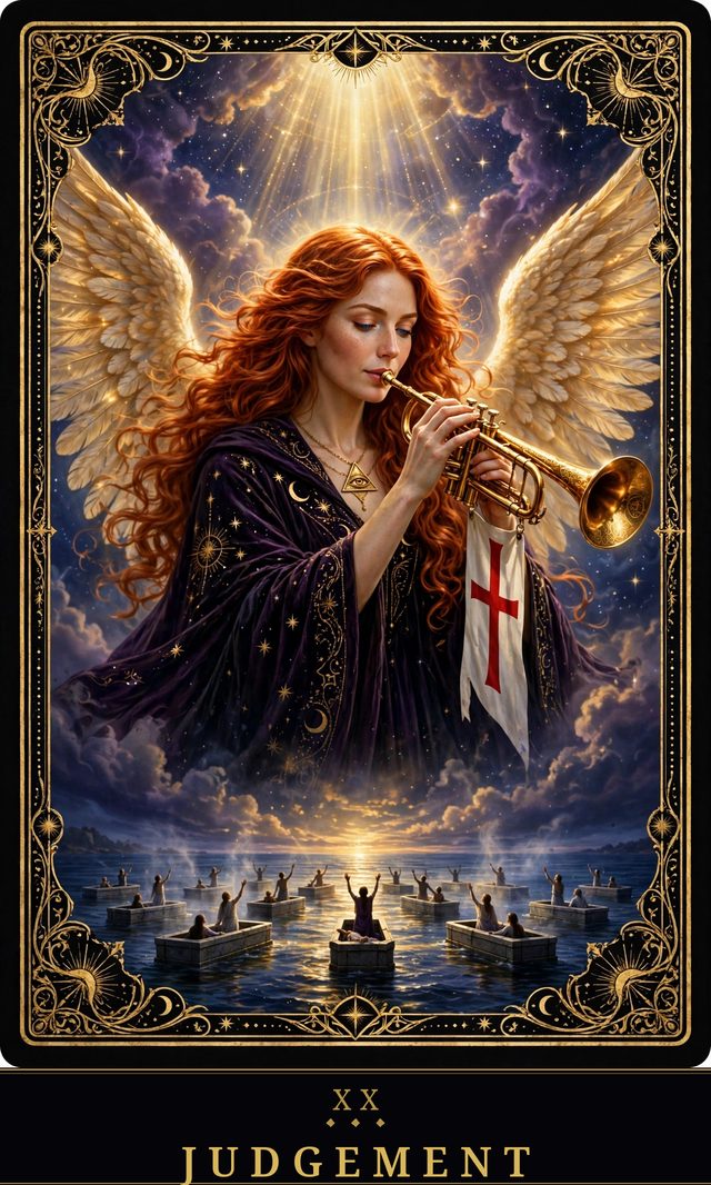 Moon Crown Tarot card art for Judgement
